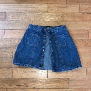 BDG (urban outfitters) front-button denim skirt